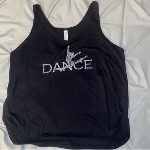 NWOTS~Never Worn L Dance With Dance Tank Top In Black
